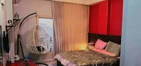 شقه مفروشه للايجار البنفسج فيلات 5  3 نوم 2 حمام 220 متر